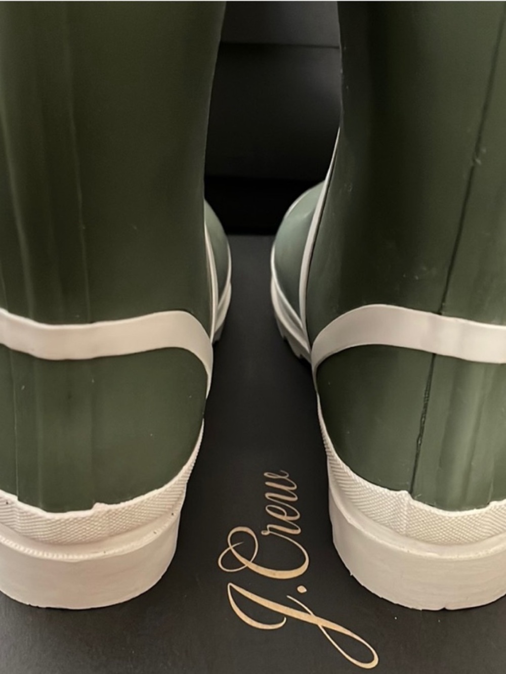 J.Crew Tall Lug-Sole Rain Boots BA185 - Picture 3 of 9